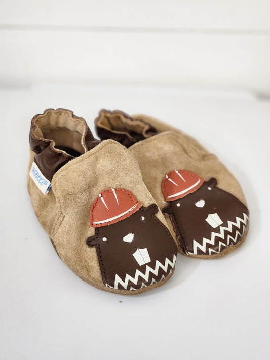 Size 0-6m | Robeez Beaver Shoes