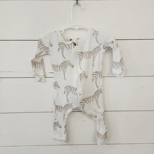 Size 3-6m | Milkbarn Zebra Romper