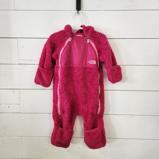 Size 6-12m | North Face Pink Fleece Bunting