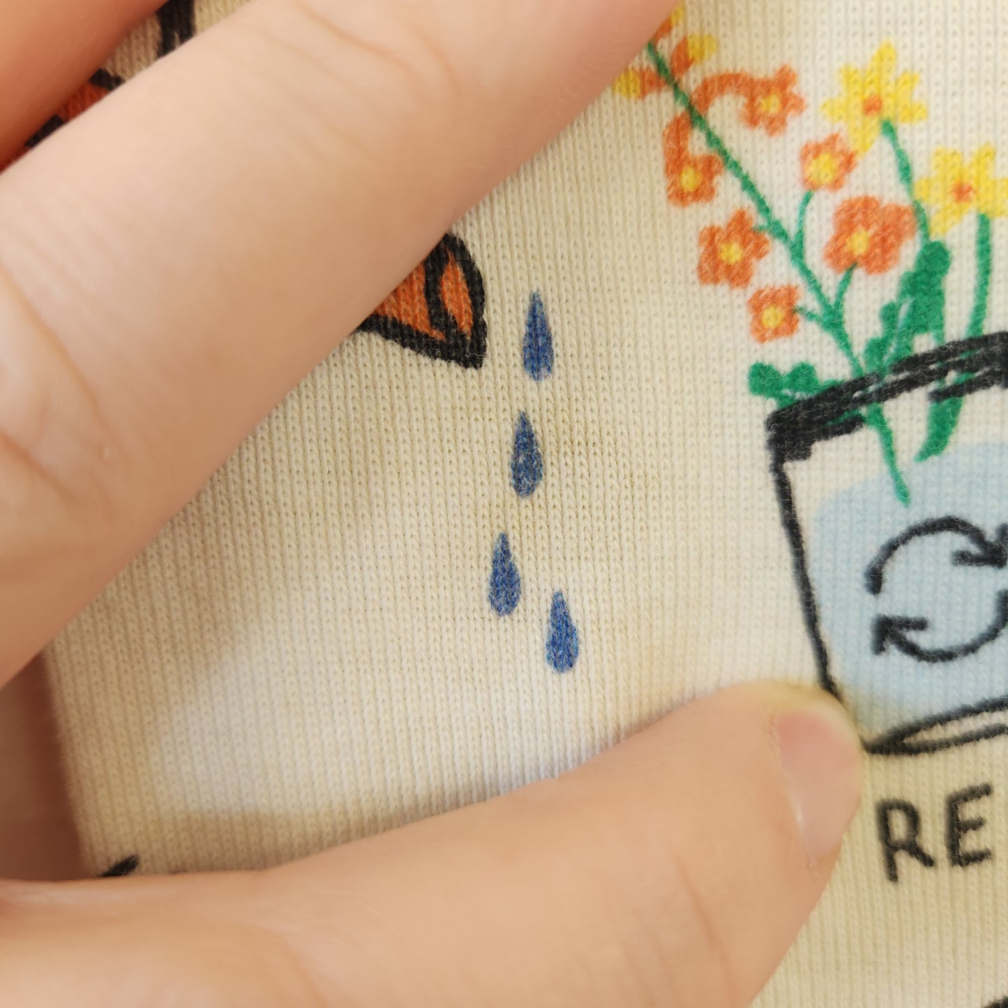 Size 0-3m | Hanna Andersson Recycle Romper *stain