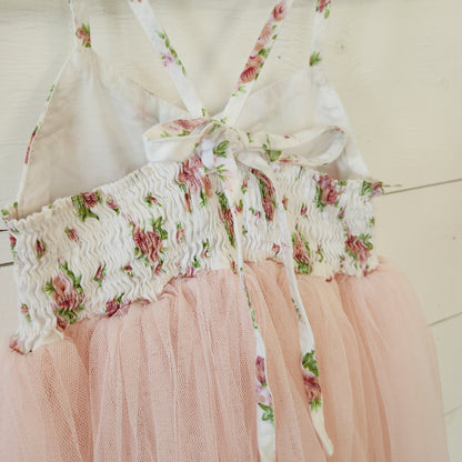 Size 2t | Flofallzique Floral & Tulle Dress
