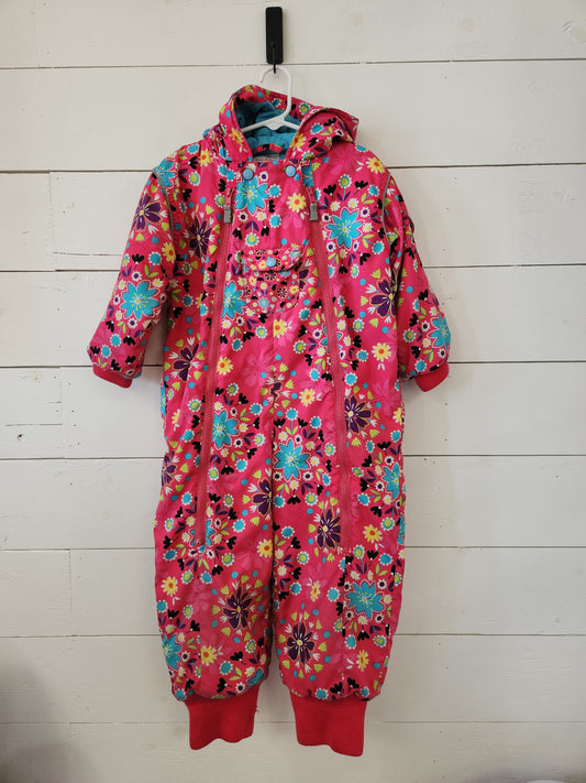 Size 4 | Hanna Andersson Floral Bunting *hole & wear