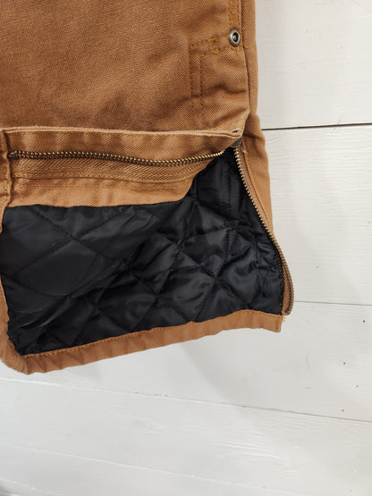 Size 5 | Carhartt Tan Insulated Overalls *staining