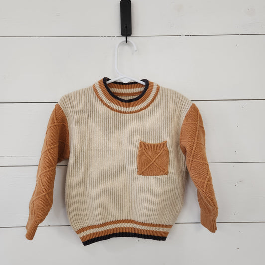 Size 2t | Market Tan Knit Sweater