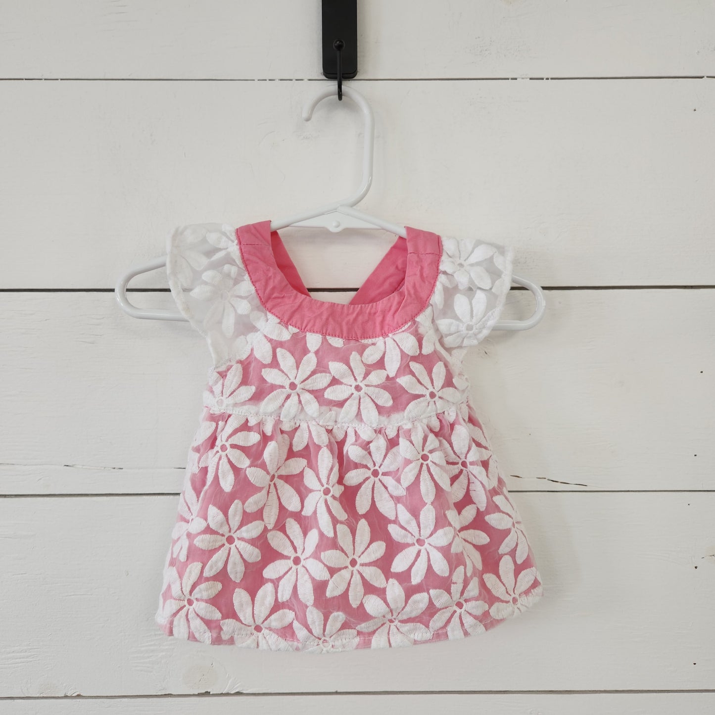 Size 0-3m | Gymboree Pink Flutter Sleeve Shirt