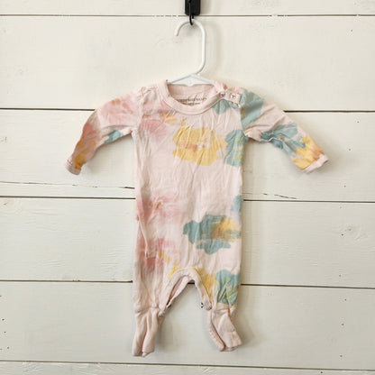 Size 0-3m | Burt's Bees Pastel Romper