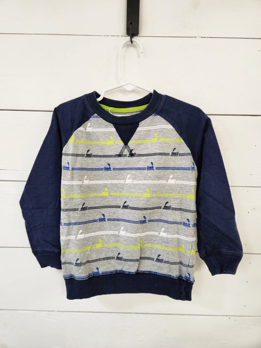 Size 4t | Copper Denim Train Crew Shirt