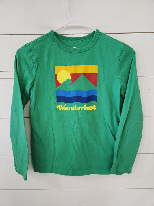 Size M | Gap Wanderlust Graphic Long Sleeve *stain