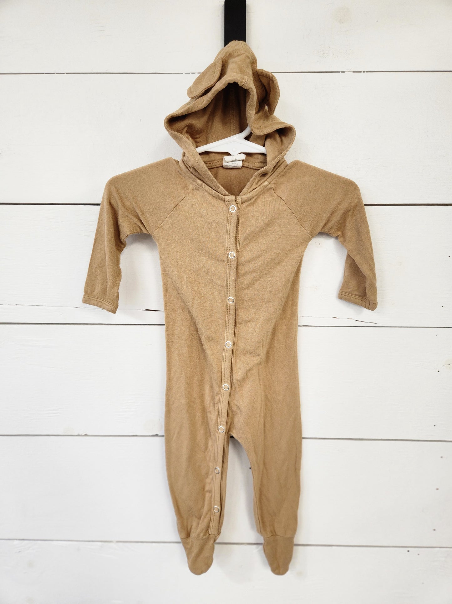 Size NB | Kate Quinn Hooded Bear Snap Sleeper