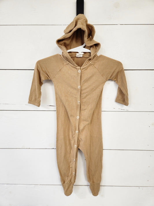 Size NB | Kate Quinn Hooded Bear Snap Sleeper