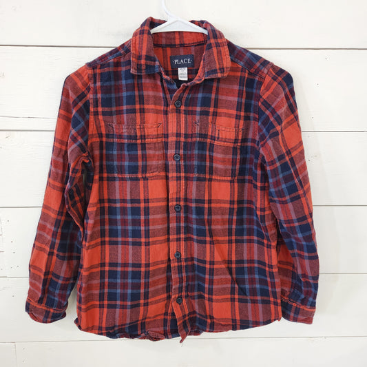 Size 10-12 | Place Flannel Buttondown