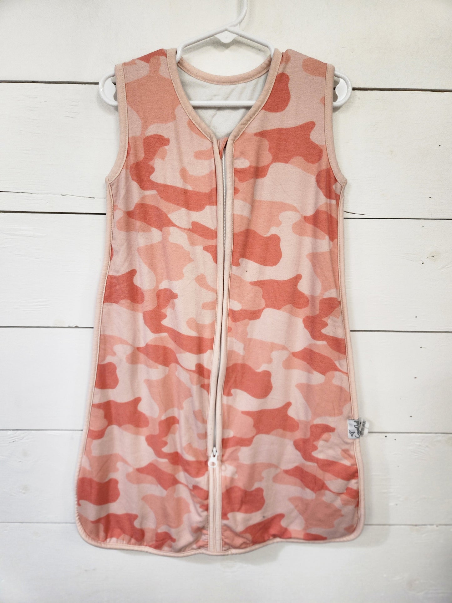 Size 0-6m | Copper Pearl Sleep Sack - Pink Camo