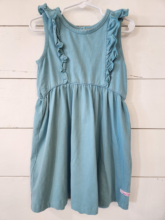 Size 5 | Ruffle Butts dress blue
