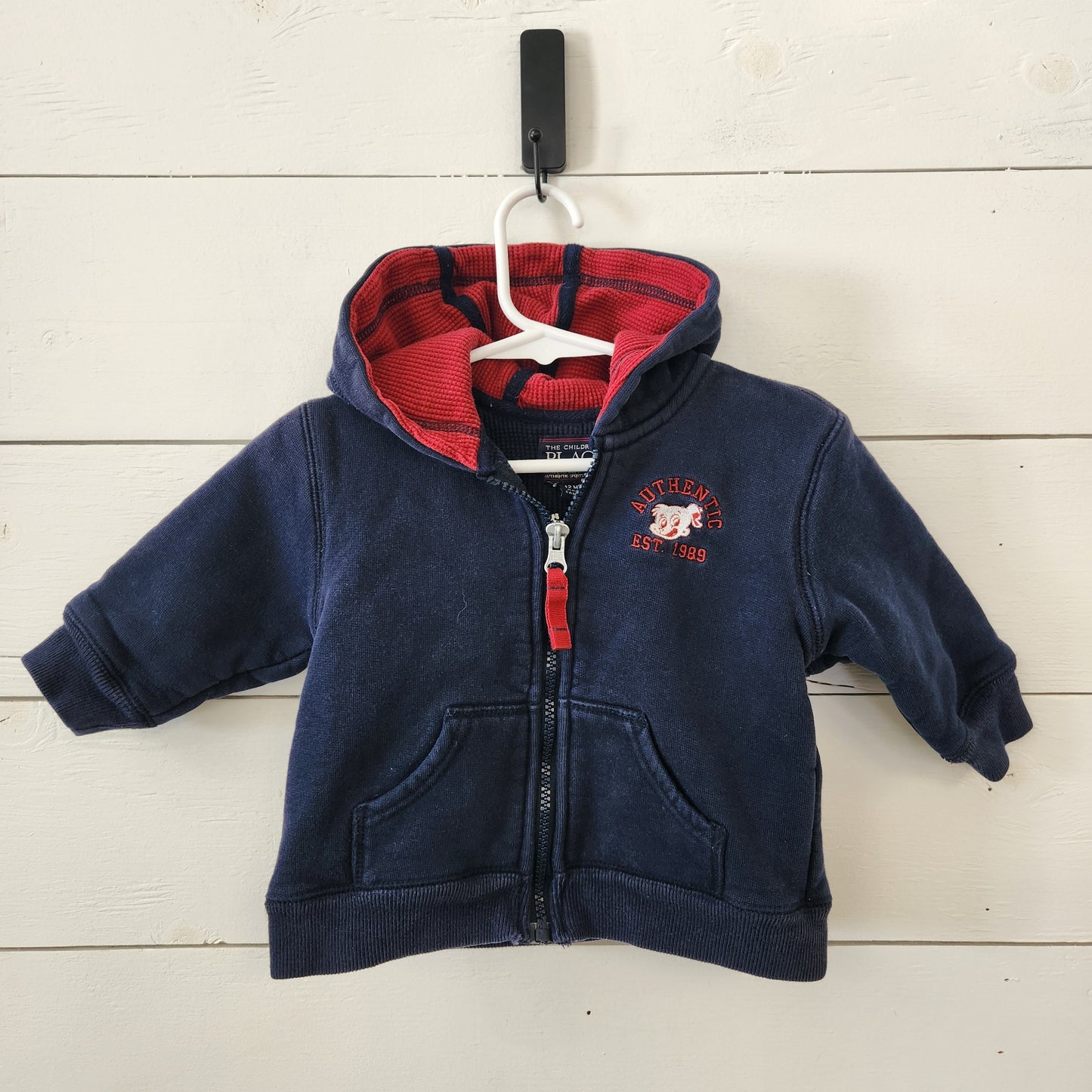 Size 12m | Place Navy Zip Hoodie
