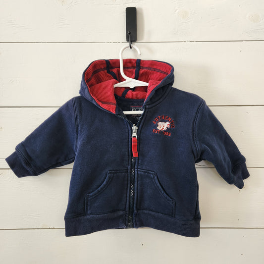 Size 12m | Place Navy Zip Hoodie