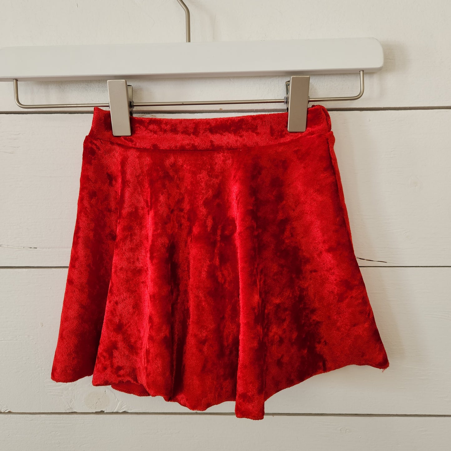 Size 2t | Bizzy Izzy Red Velour Skirt