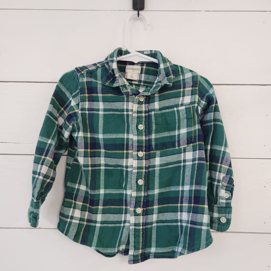 Size 2 | Crewcuts Flannel Button Up