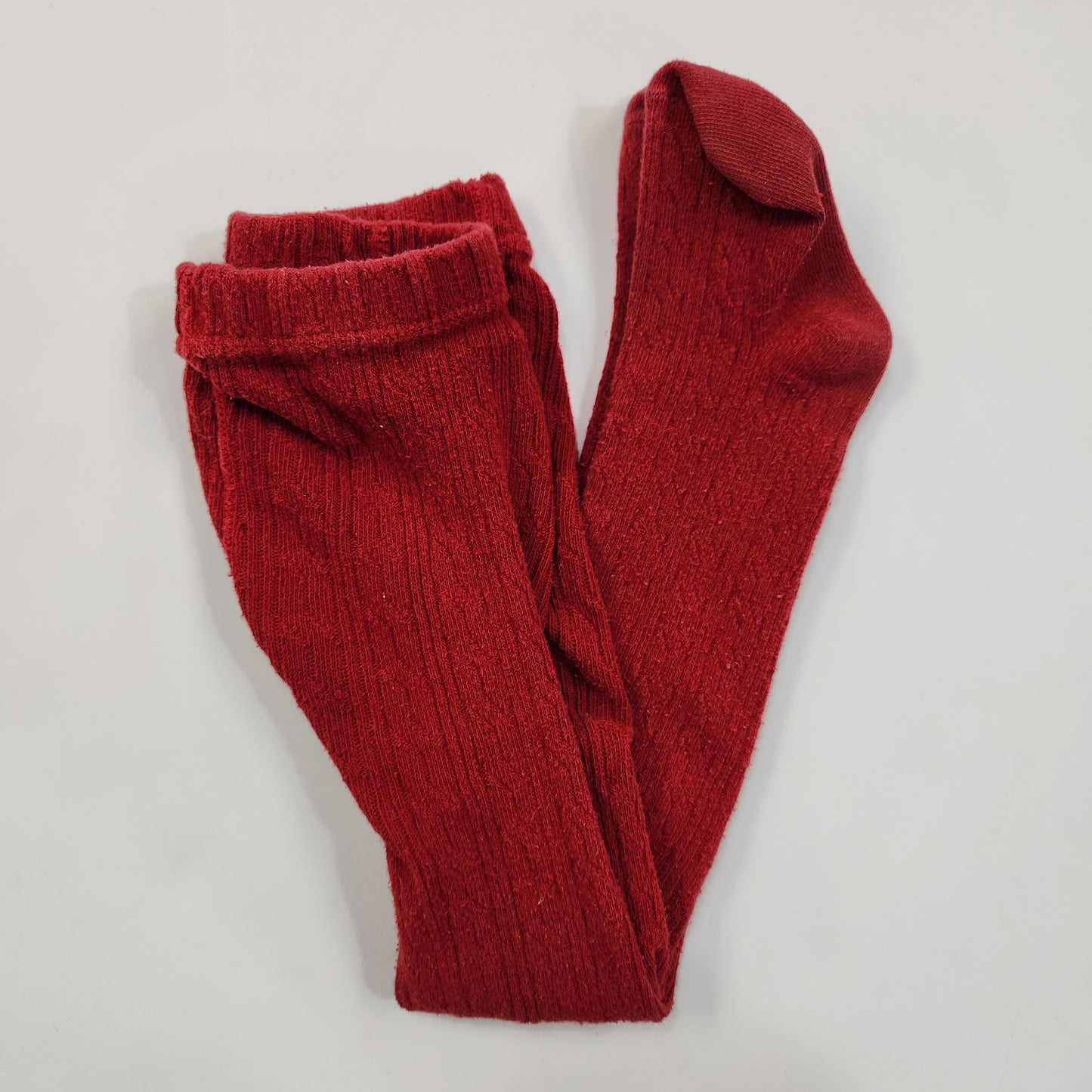 Size 1-2 | Little Stocking Co Christmas Red Tights
