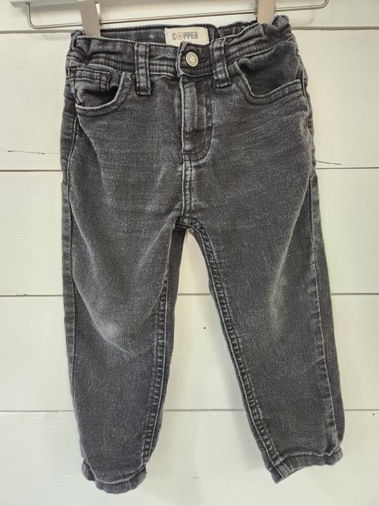 Size 3t | Copper Denim Black Jeans
