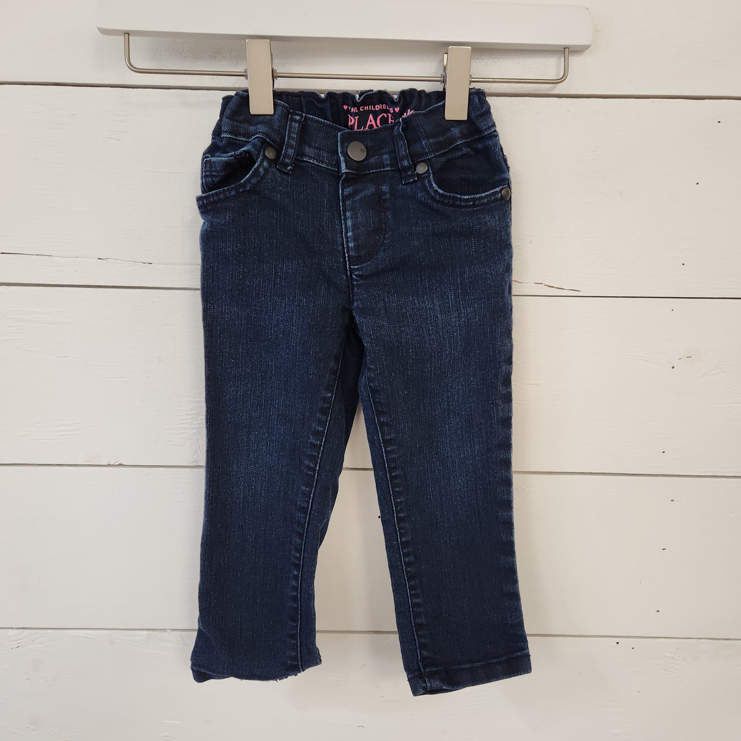 Size 2t | Place Dark Wash Skinny Adjustable Jeans