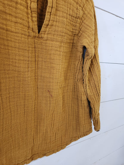 Size 6 | City Mouse Mustard Shirt *stain