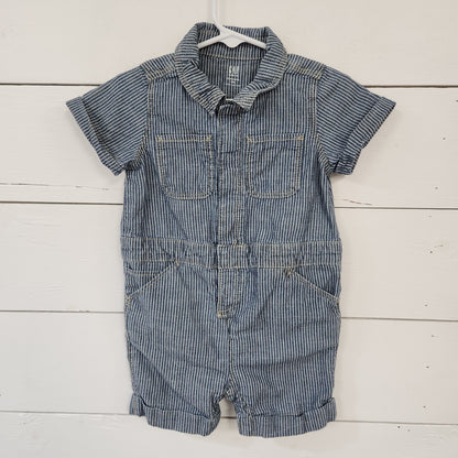 Size 12-18m | GAP Denim Romper