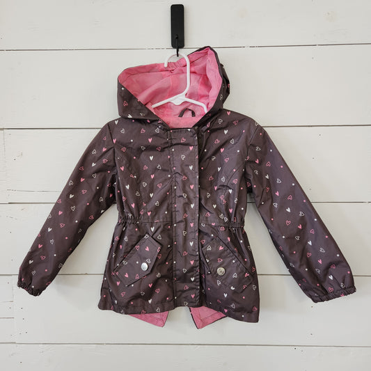 Size 3t | Pink Platinum Heart Jacket