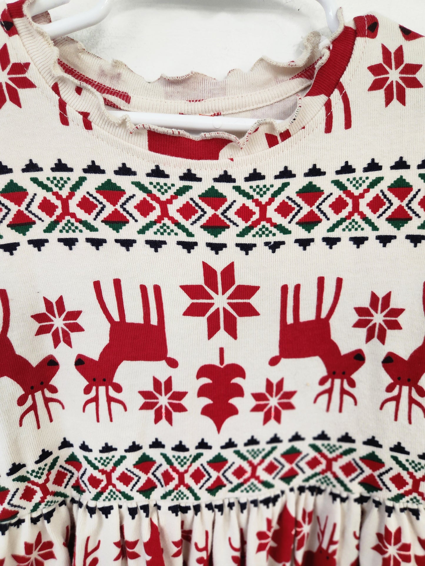 Size 6-7 | Hanna Andersson Reindeer Dress