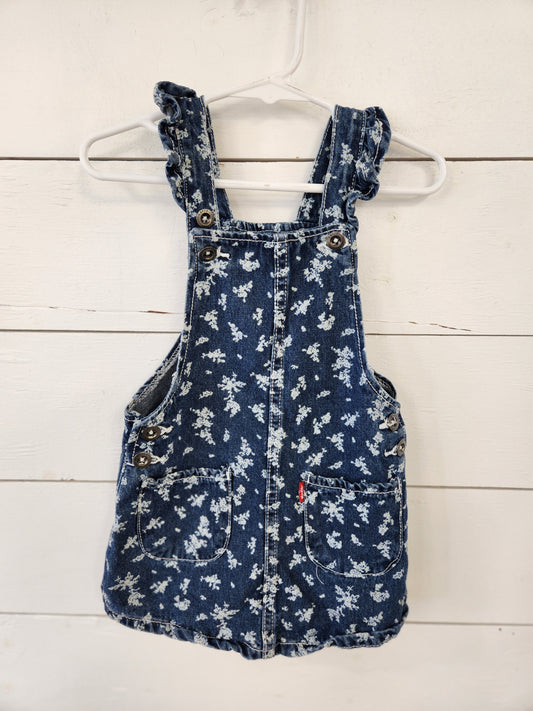 Size 2t | Levi's Denim Floral Jumper