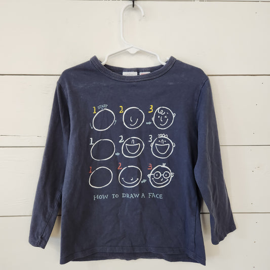 Size 4-5 | Zara Graphic Longsleeve Shirt