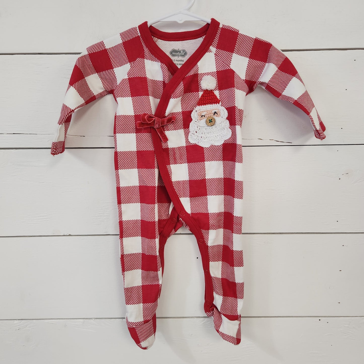 Size 0-3m | Mudpie Santa Sleeper