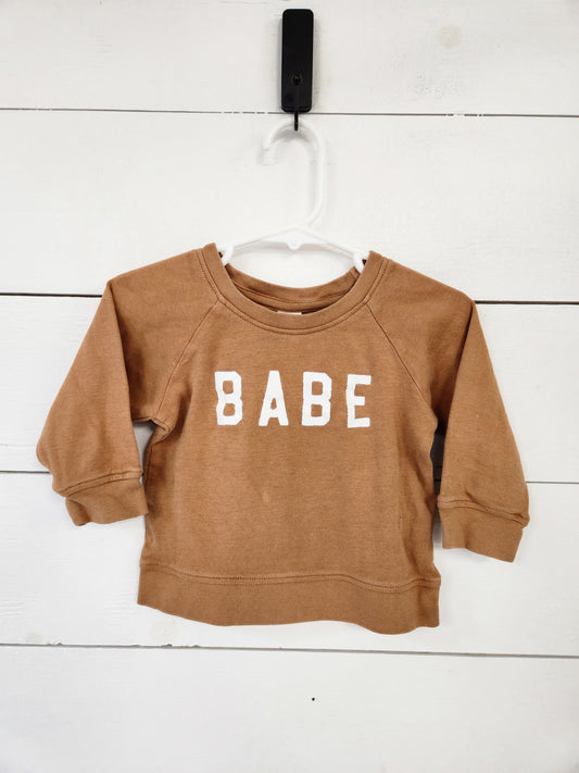 Size 12-18m | Colored Organics Babe Crew Shirt
