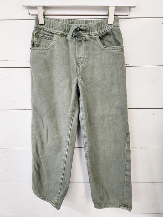 Size 5 | Gap Green Denim Baggy Pants