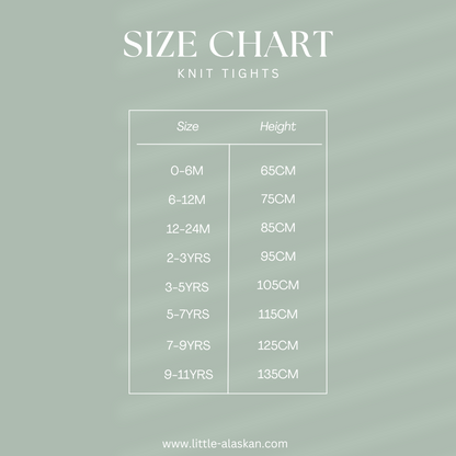 Rib Knit Tights | Silt