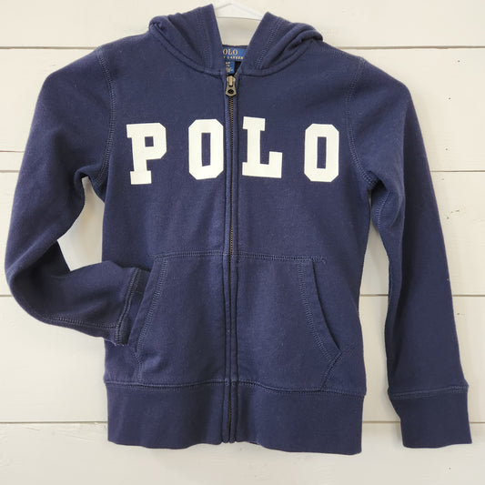 Size 7 | Polo Ralph Lauren Zip up Sweater navy