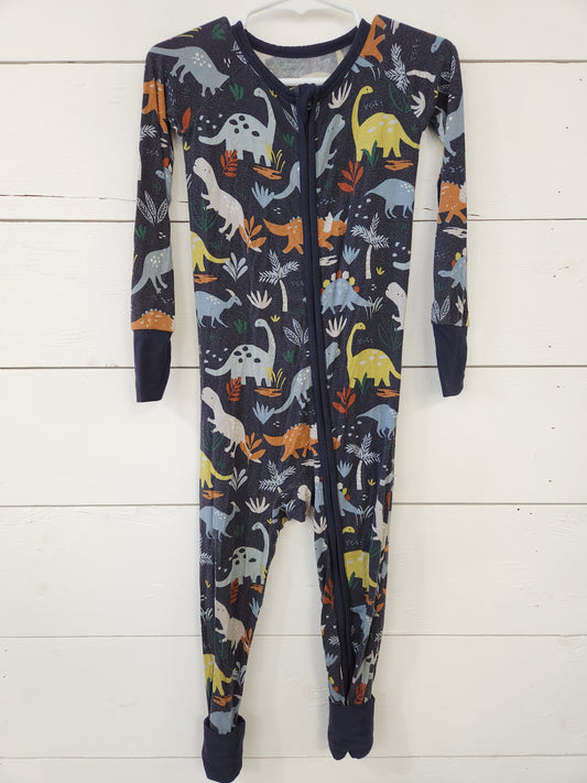 Size 2t | Little Sleepies Zip Jammies - Dinos