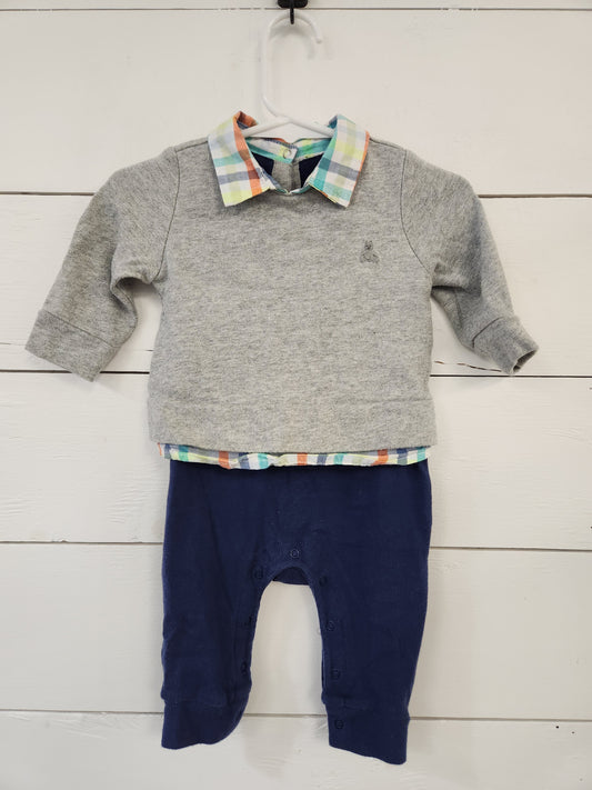 Size 3-6m | Gap One Piece Collared Romper