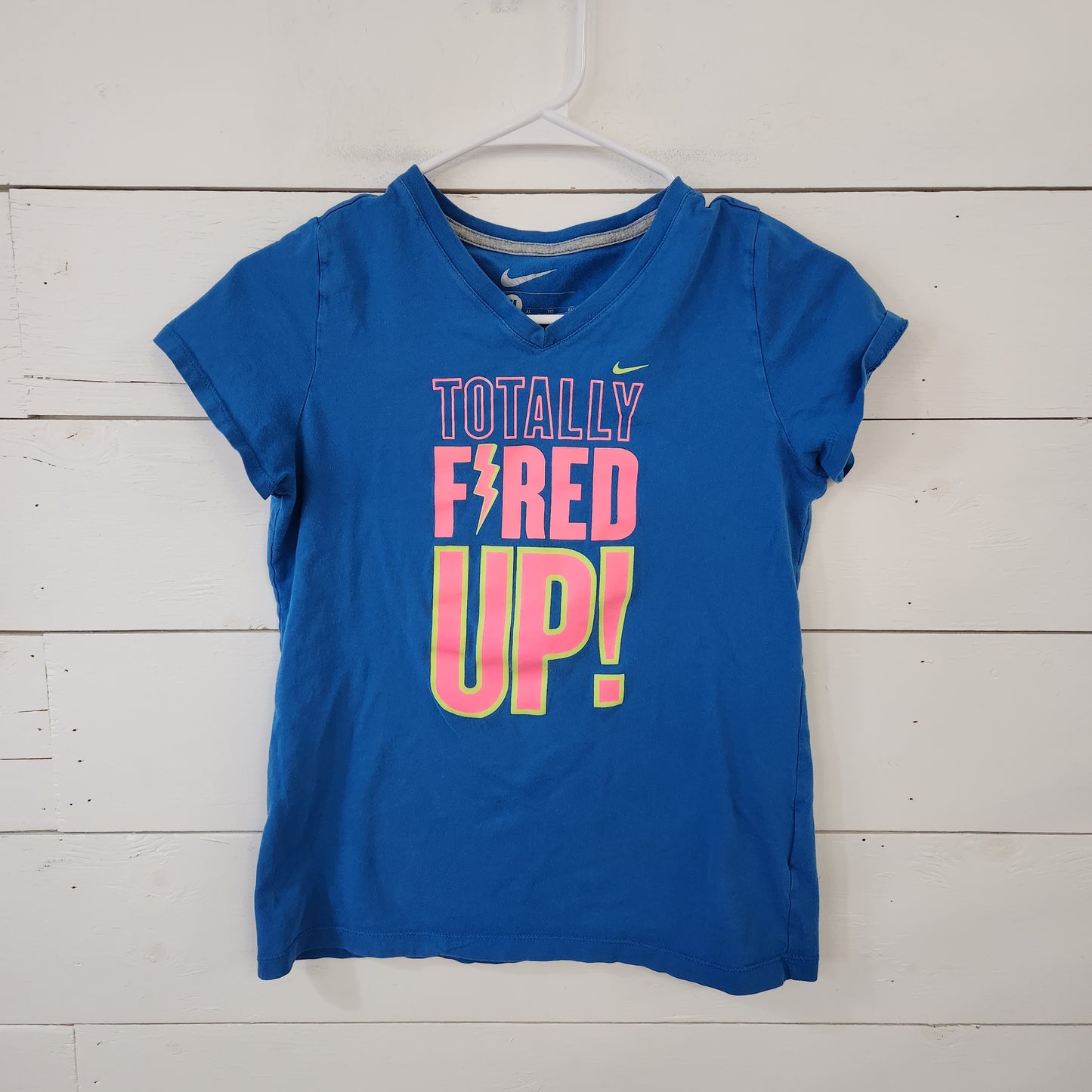 Size XL | Nike Totally Fired Up Shirt *stain