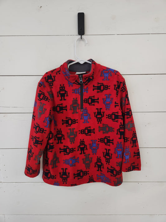 Size 5-6 | Hanna Andersson Fleece Quarter Zip