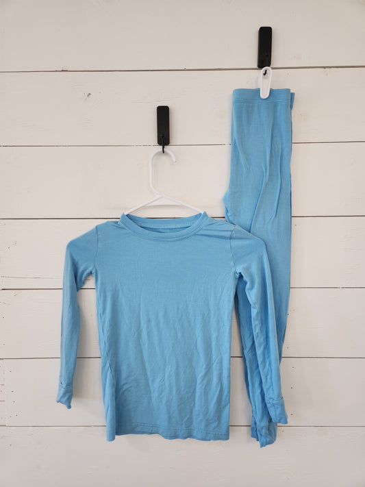 Size 7-8 | Little Sleepies Blue Pajama Set *stain