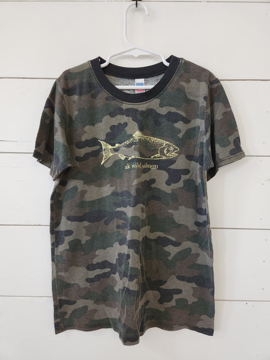 Size 10 | AK Wild Salmon T-Shirt