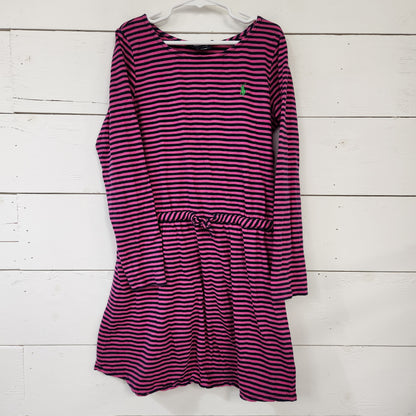 Size 8-10 | Ralph Lauren dress pink stripes