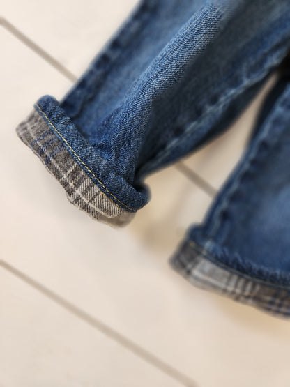 Size 6-12m | Gymboree Flannel Cuff Jeans