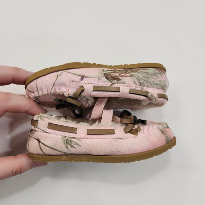 Size 5 | Airwalk Pink Camo Moccasin Slippers