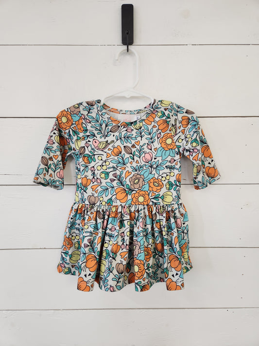 Size 12-18m | Mila & Rose Floral Dress Bodysuit