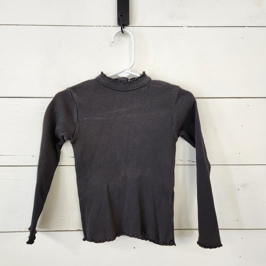Size 3-4 | Zara Grey Ribbed Longsleeve