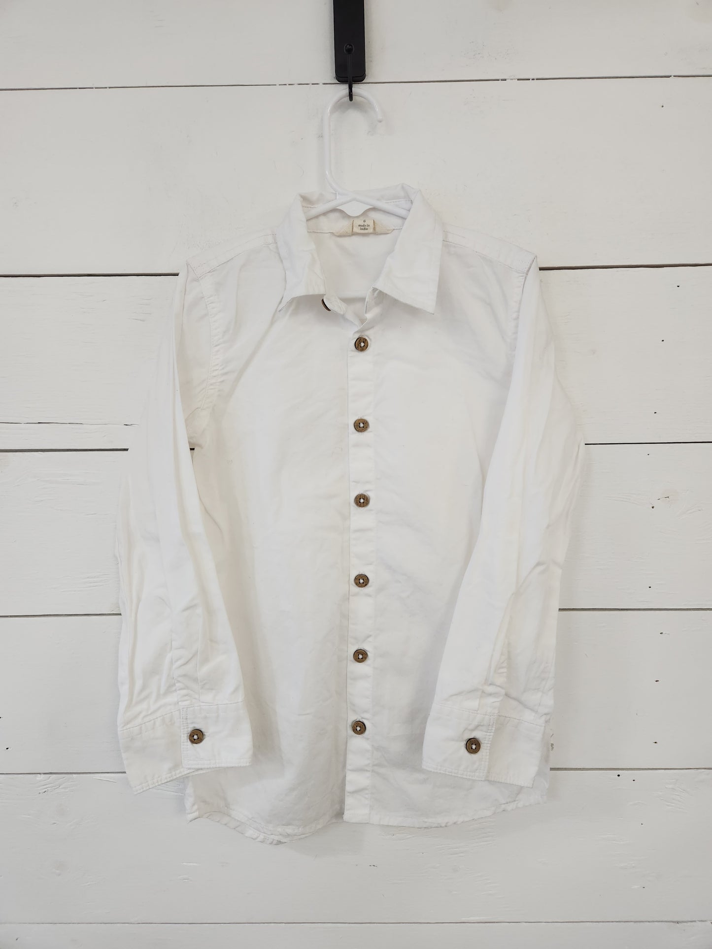 Size 6 | Burt's Bees White Buttondown