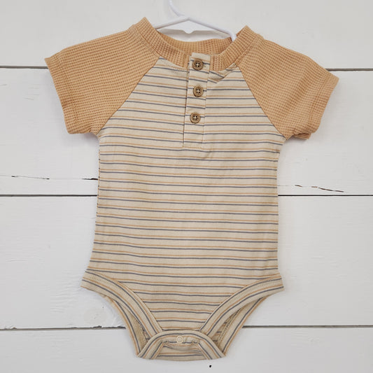 Size 3-6m | Nicole Miller Striped Bodysuit