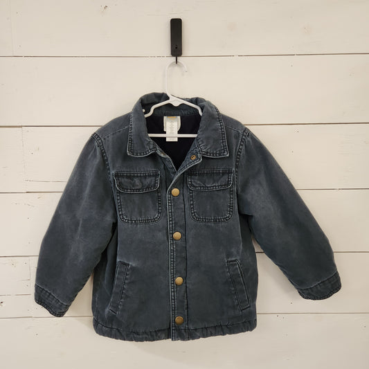 Size 5-6 | Gymboree Blue Denim Fleece Lined Jacket