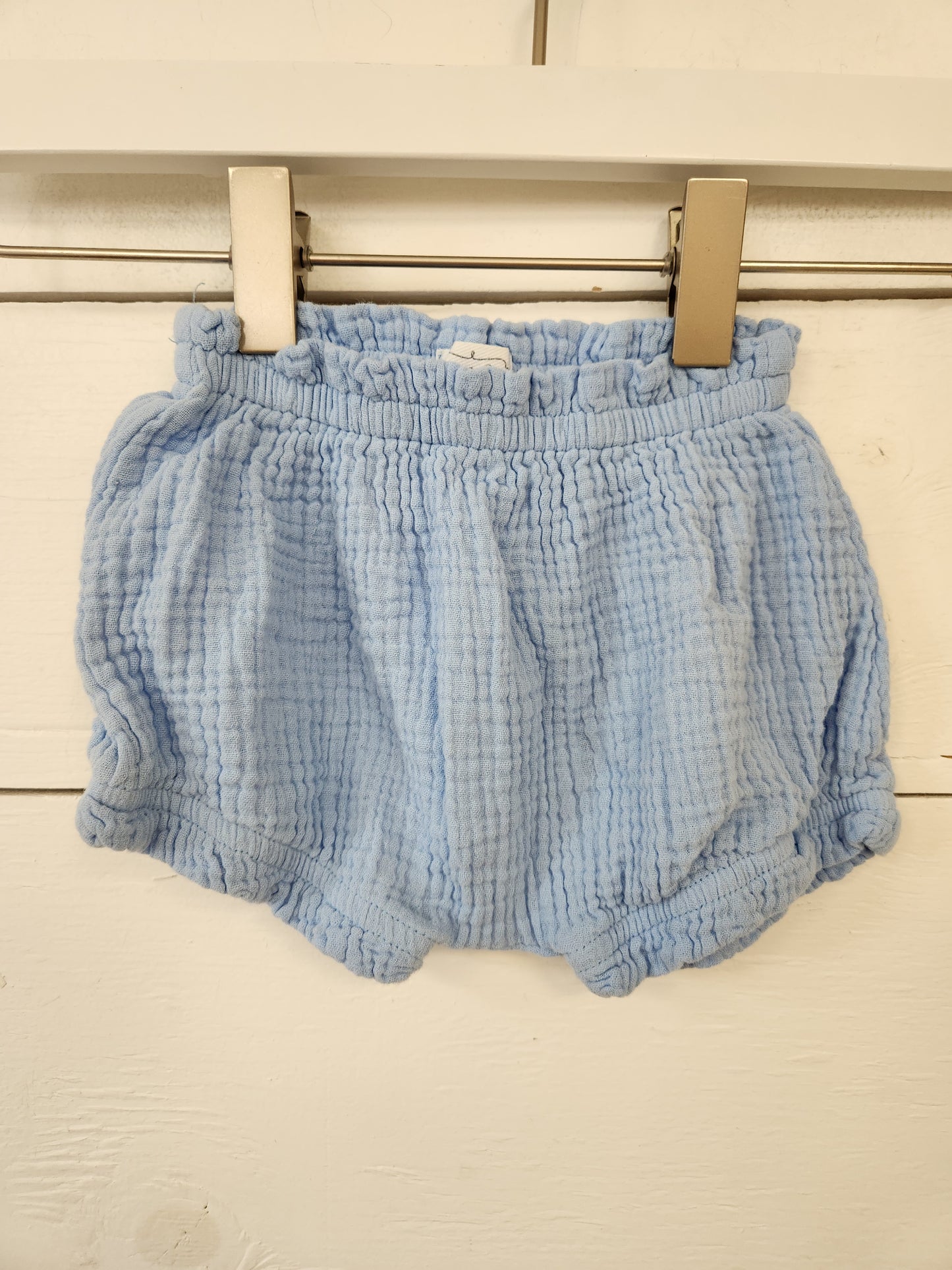 Size 3-6m | mudpie blue shorts